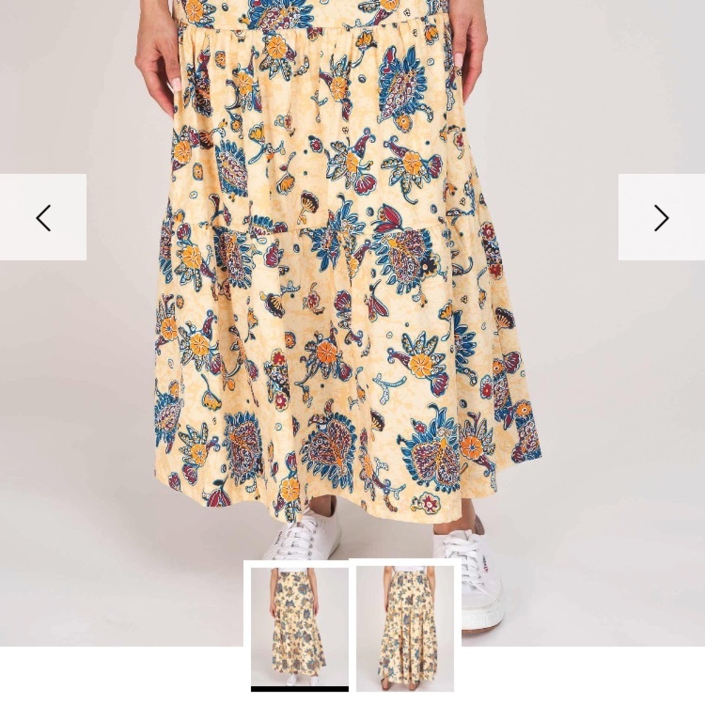 Elie Tahari Tiered Maxi Skirt